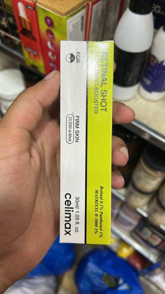 Celimax The Vita A Retinal Shot Tightening Booster – 0.1% Retinal, Matryxyl 3% | Pore Minimizer, Anti-Wrinkle, Firming Booster| 30ml